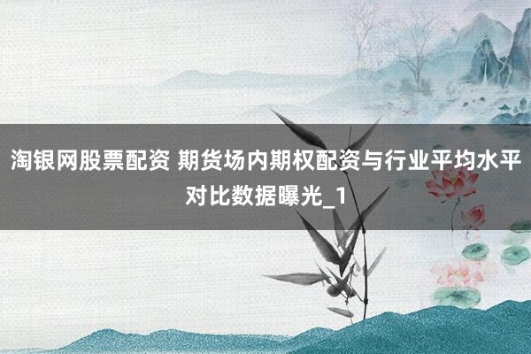 淘银网股票配资 期货场内期权配资与行业平均水平对比数据曝光_1